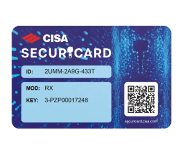 securicardc cilindro rx cisa