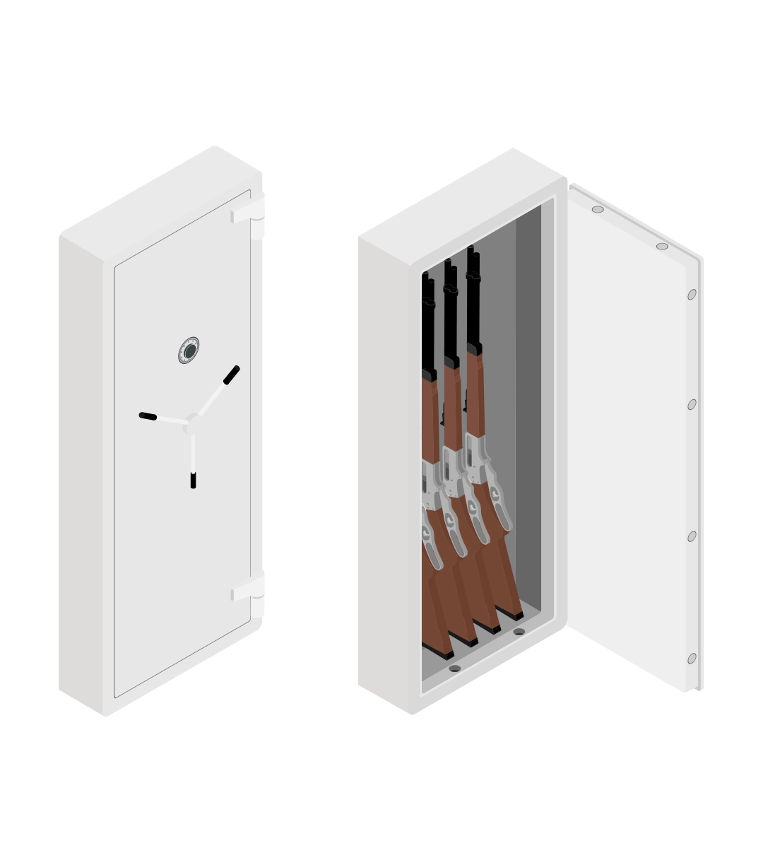 armadio blindato fucili milano